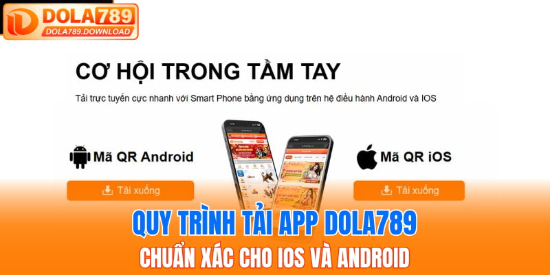 Quy trình tải app Dola789 chuẩn xác cho iOS và Android